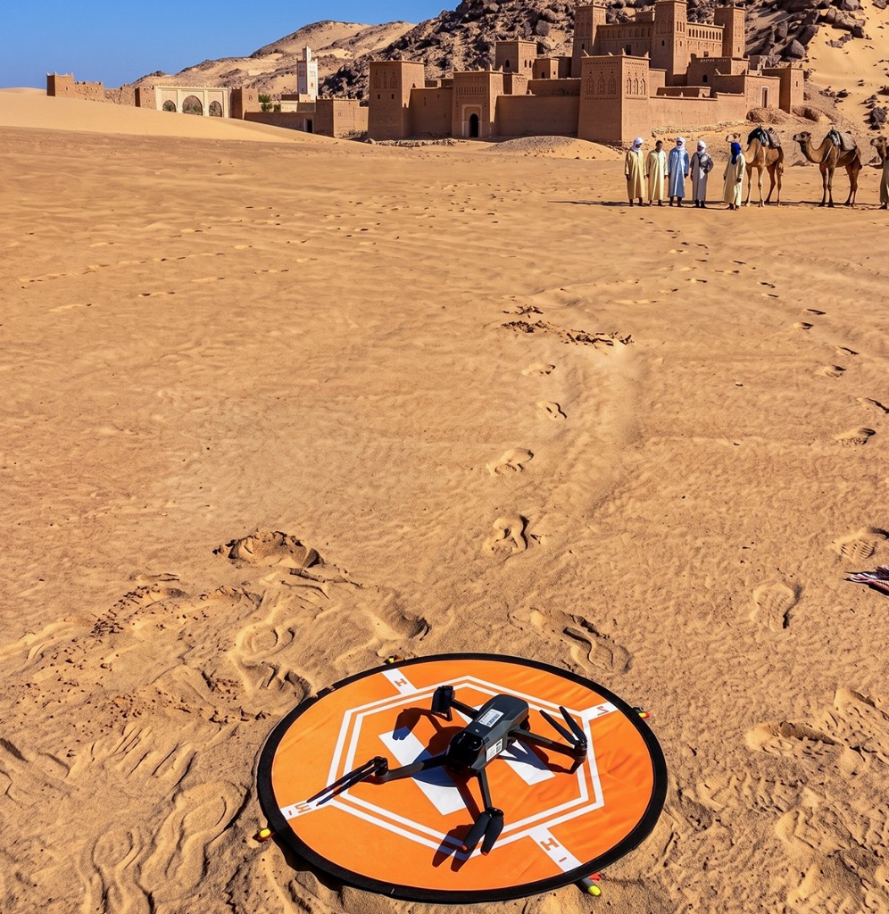Captation drone DJI Mavic 4 Pro dans le désert et les kasbahs du sud marocain