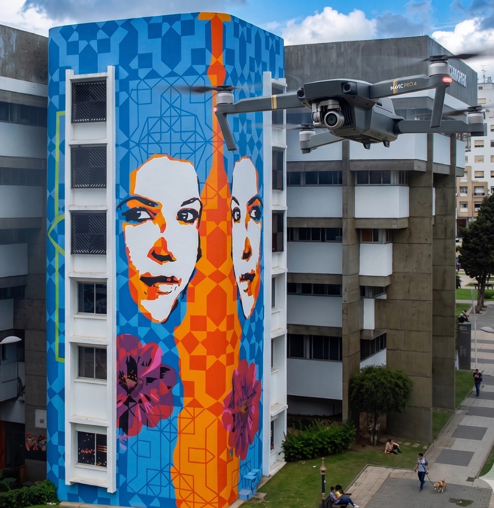 Prise de vue aérienne du Technopark Tanger par drone - Marketing digital