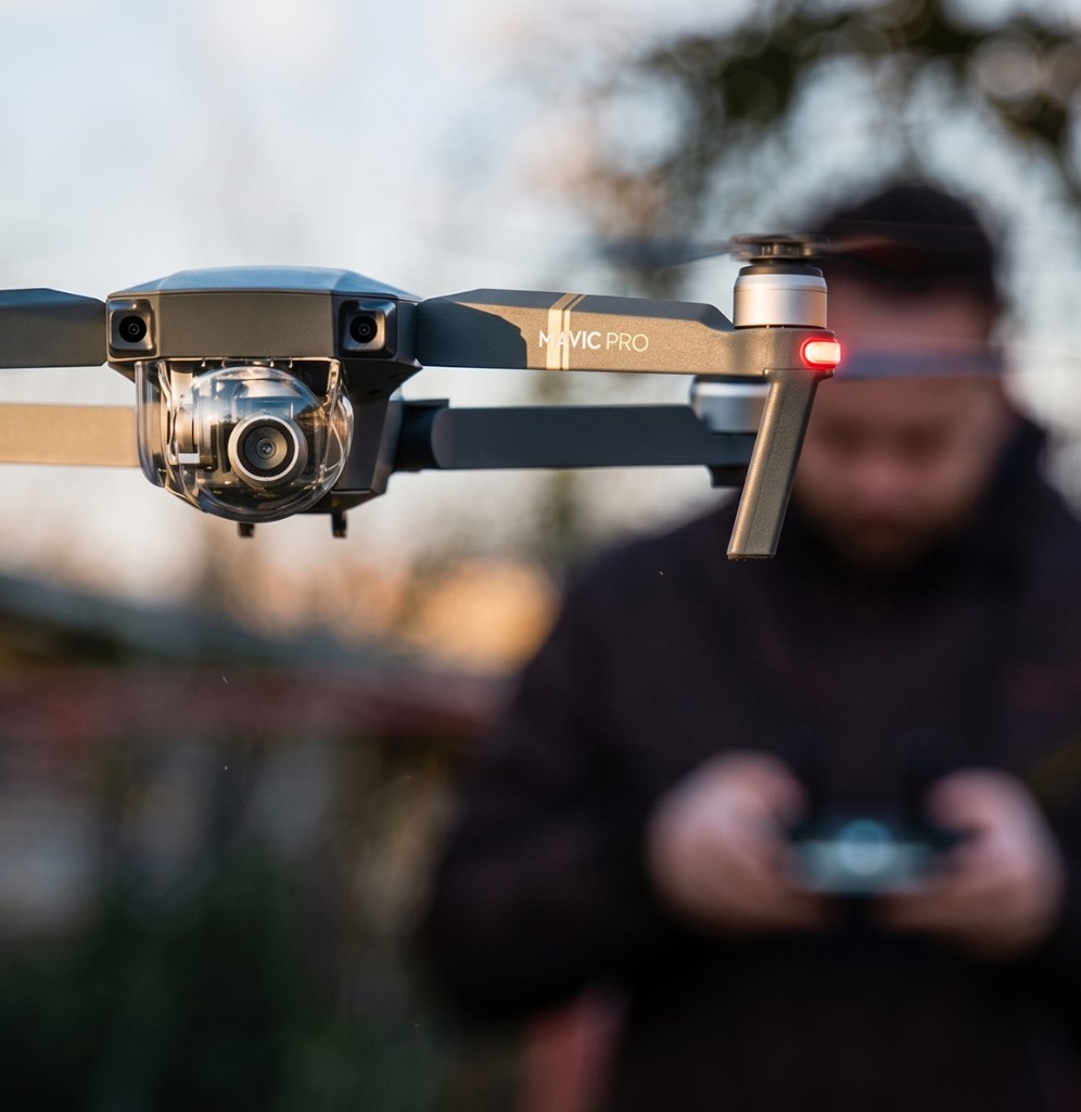 Vol de drone au-dessus du Jardin Majorelle à Marrakech