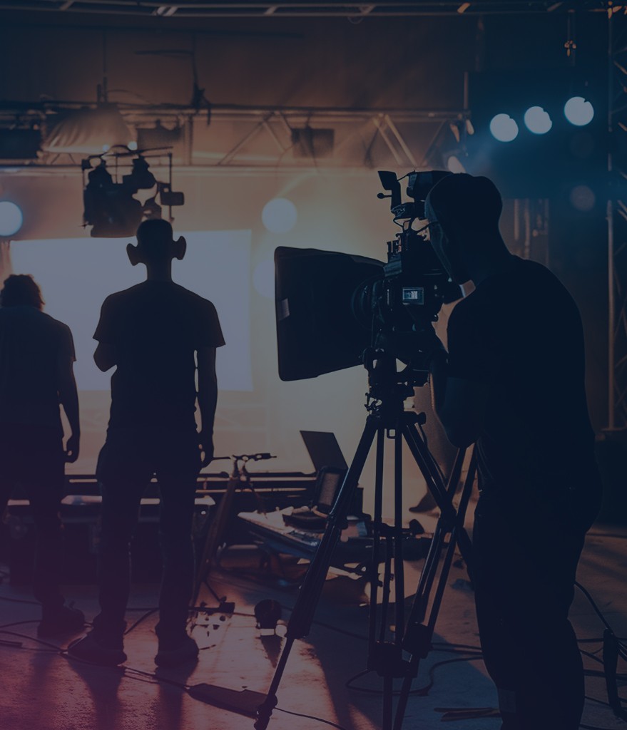 Équipe de tournage vidéo au Maroc en plateau - Camera Crew AdKey