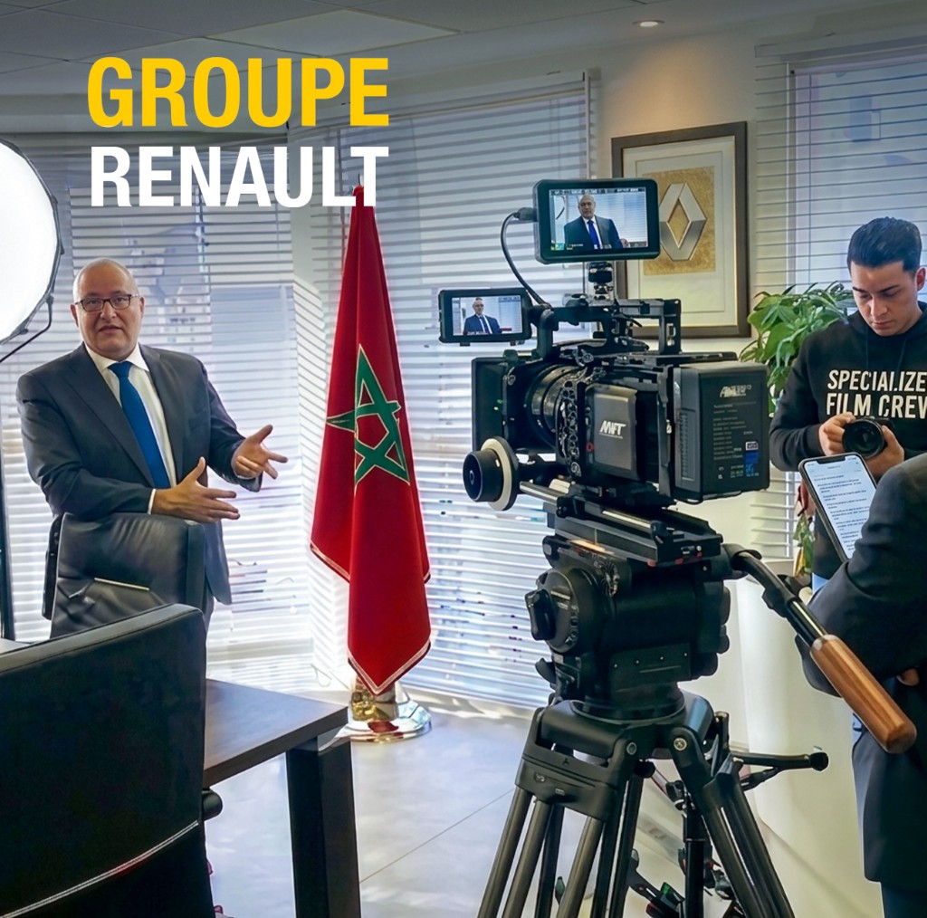 Production vidéo Groupe Renault Casablanca Maroc