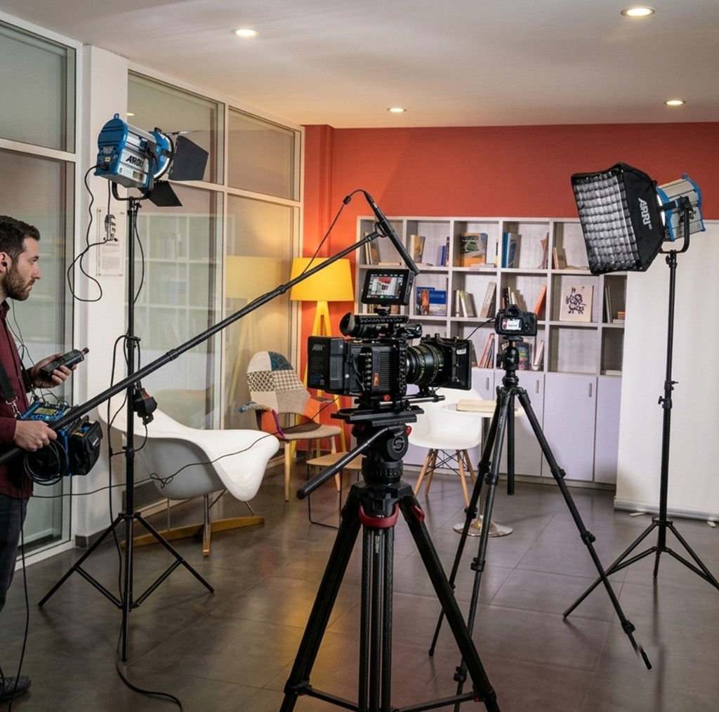 Société de production vidéo Rabat Maroc - Plateau tournage